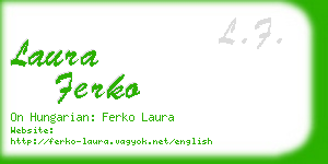 laura ferko business card